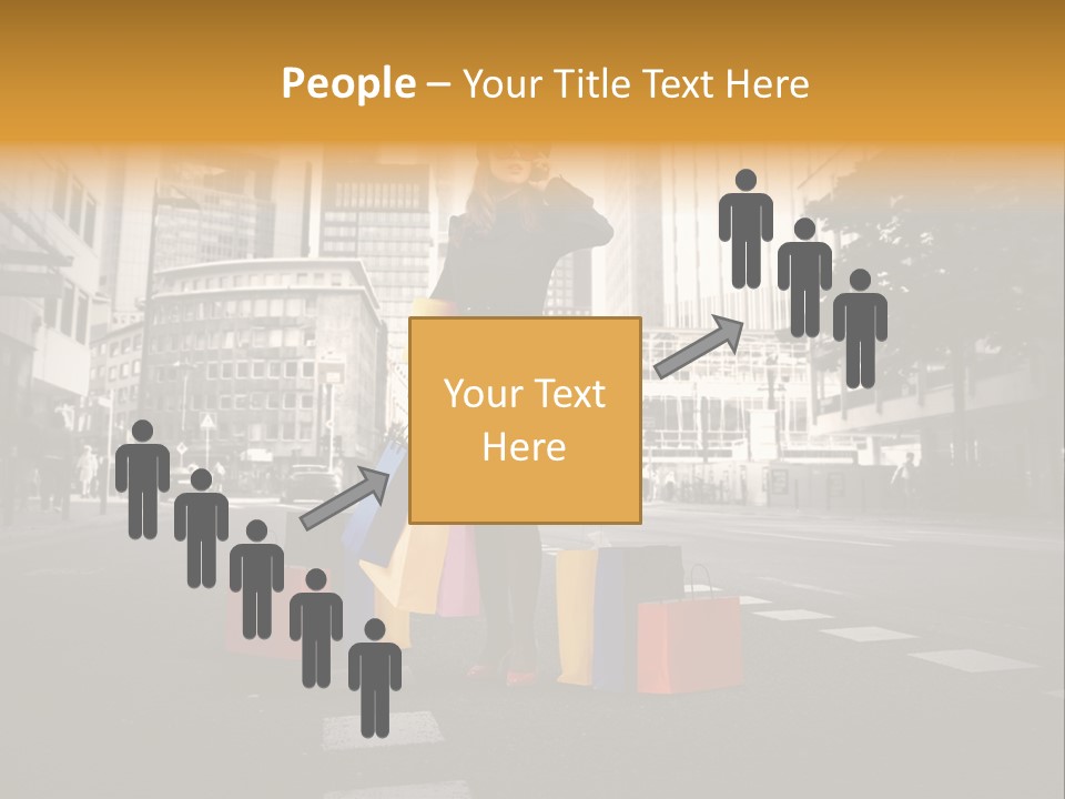 Call Street White PowerPoint Template