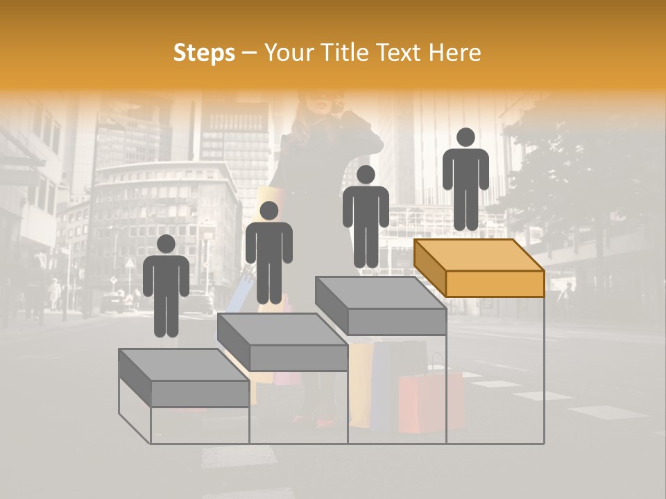 Call Street White PowerPoint Template
