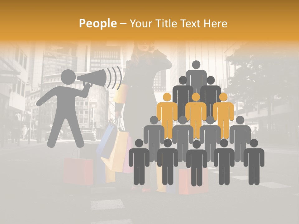 Call Street White PowerPoint Template