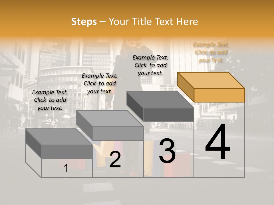 Call Street White PowerPoint Template