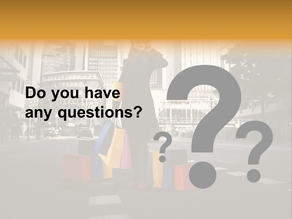 Call Street White PowerPoint Template