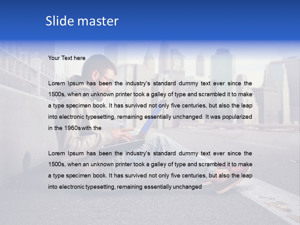 Student Web Travel PowerPoint Template