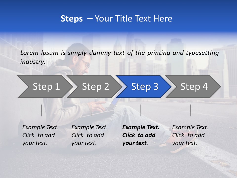 Student Web Travel PowerPoint Template