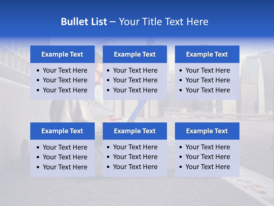 Student Web Travel PowerPoint Template