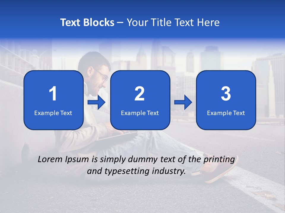 Student Web Travel PowerPoint Template