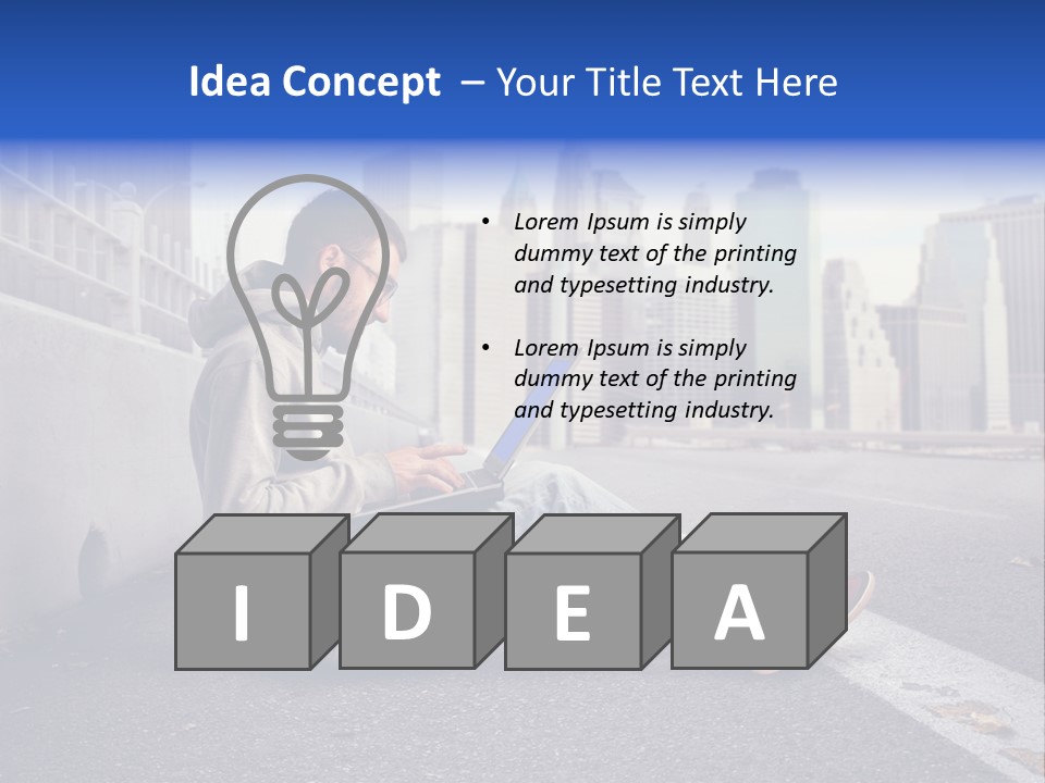 Student Web Travel PowerPoint Template