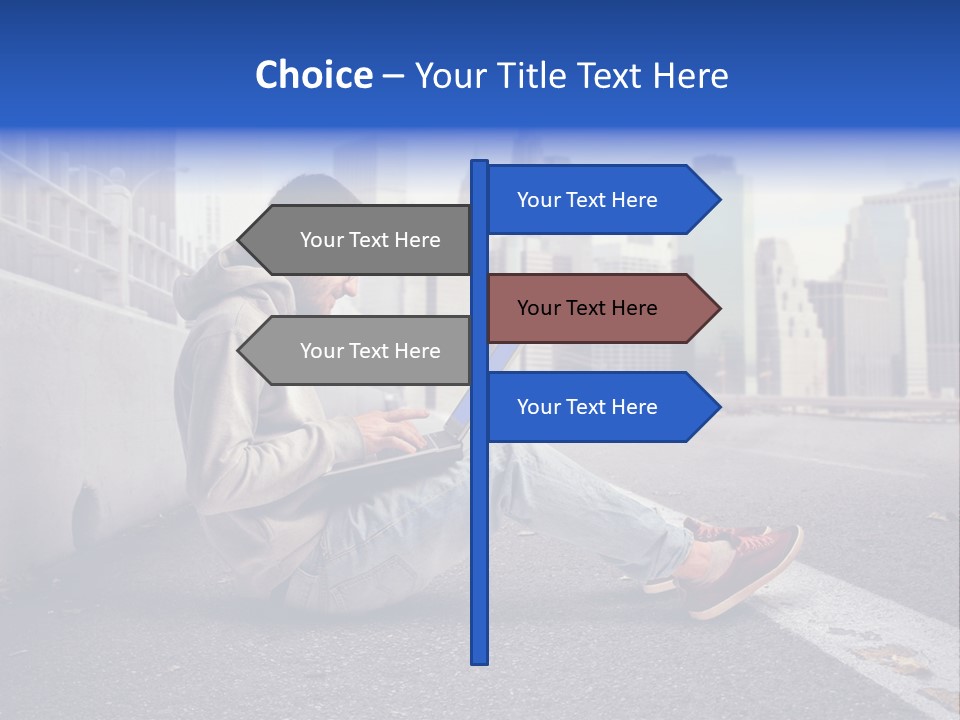 Student Web Travel PowerPoint Template
