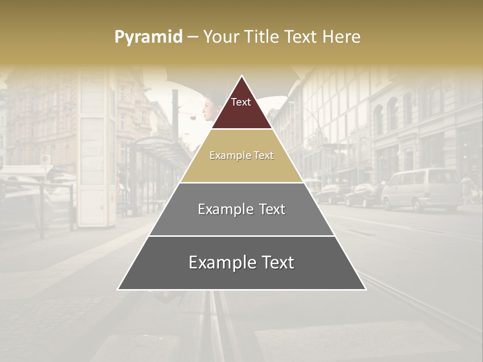 Profile Urban Crosswalk PowerPoint Template