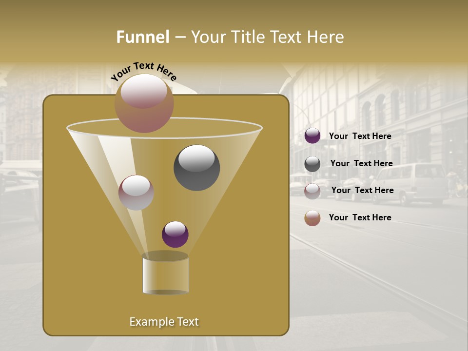 Profile Urban Crosswalk PowerPoint Template