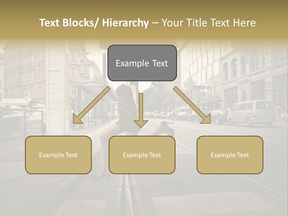 Profile Urban Crosswalk PowerPoint Template