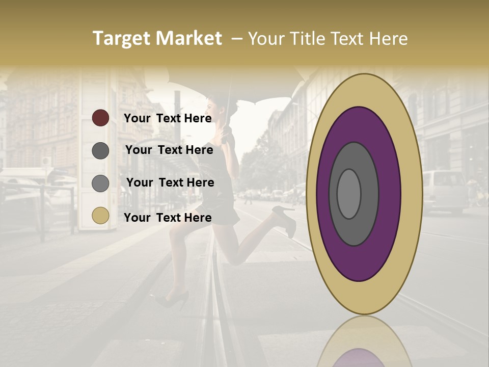 Profile Urban Crosswalk PowerPoint Template