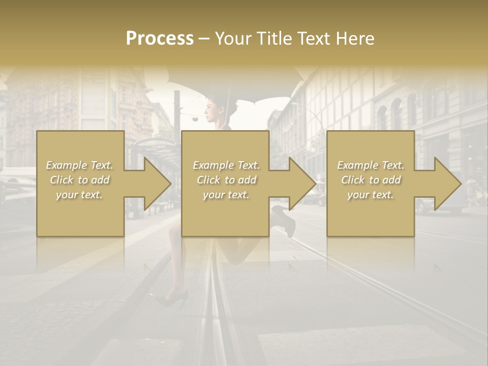 Profile Urban Crosswalk PowerPoint Template