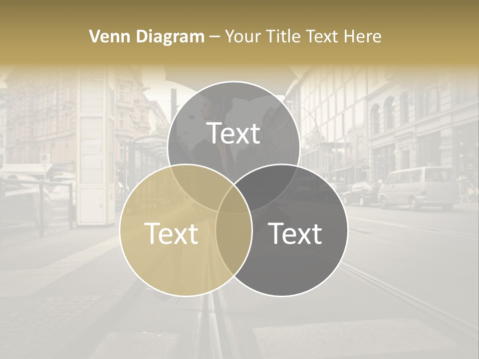Profile Urban Crosswalk PowerPoint Template