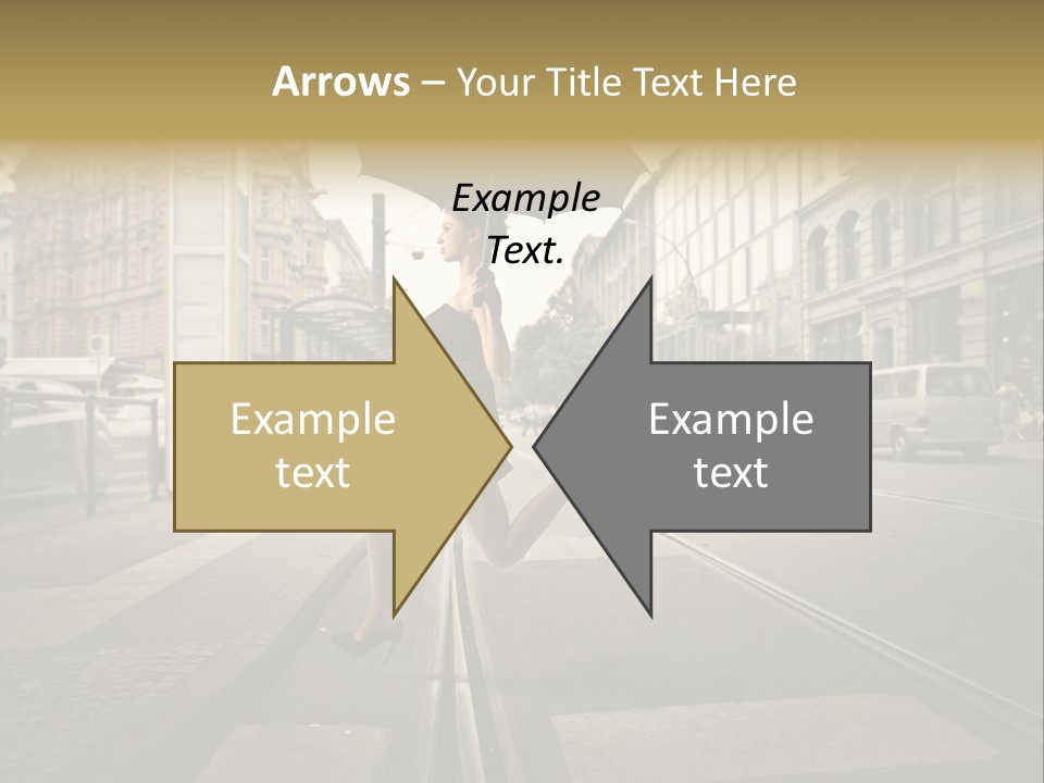 Profile Urban Crosswalk PowerPoint Template