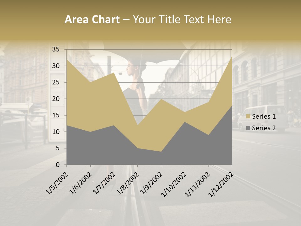 Profile Urban Crosswalk PowerPoint Template