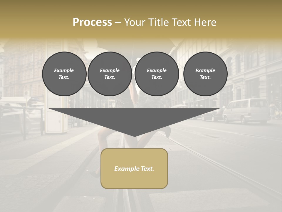 Profile Urban Crosswalk PowerPoint Template
