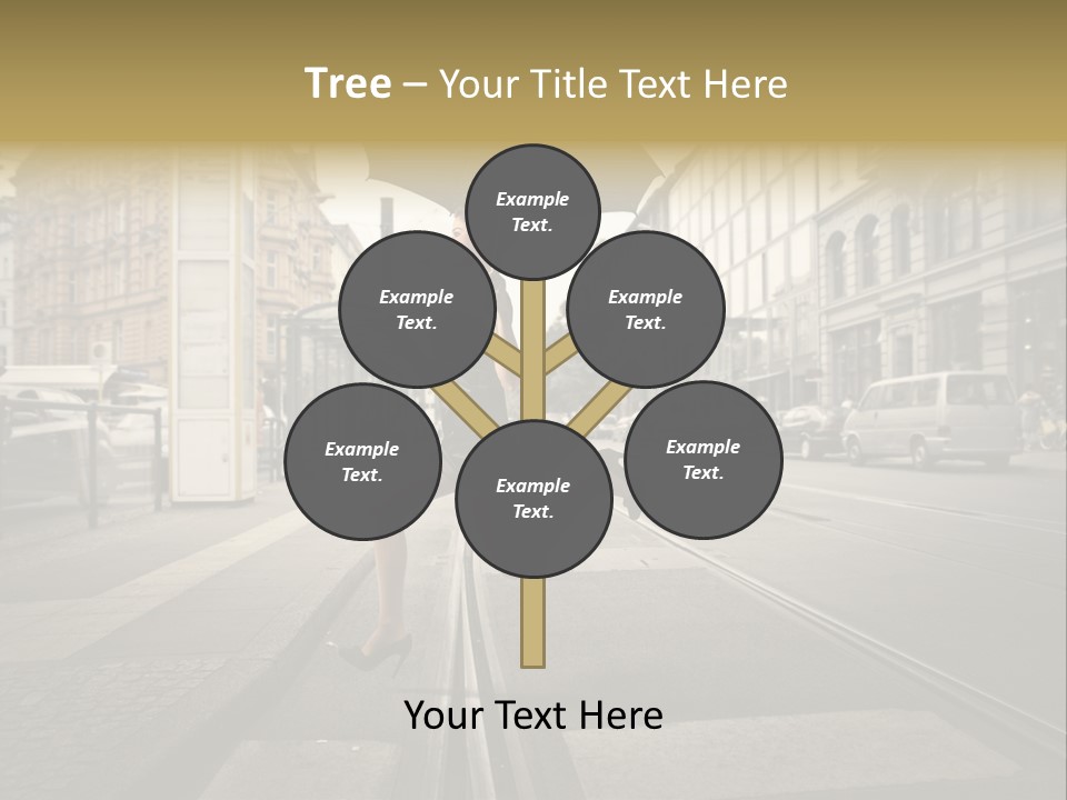 Profile Urban Crosswalk PowerPoint Template