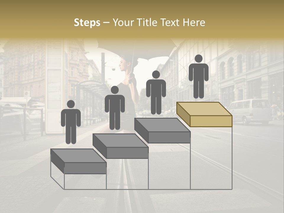 Profile Urban Crosswalk PowerPoint Template