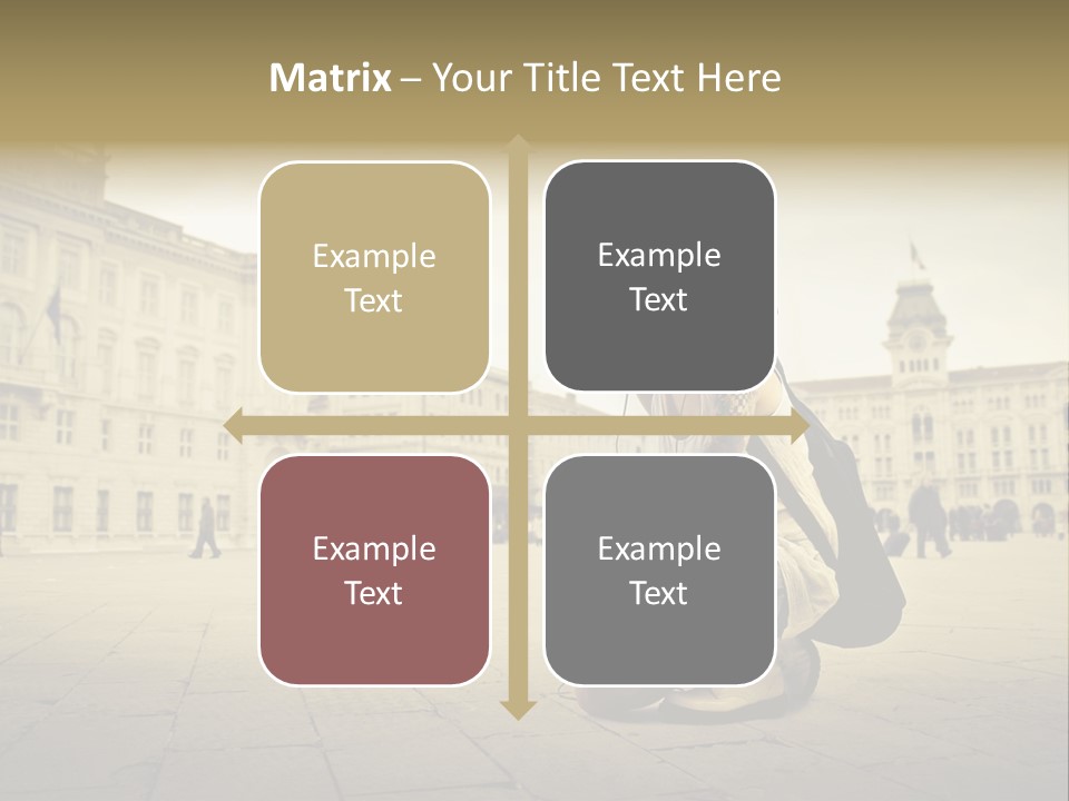 White Music Bass PowerPoint Template