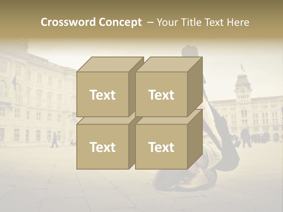 White Music Bass PowerPoint Template