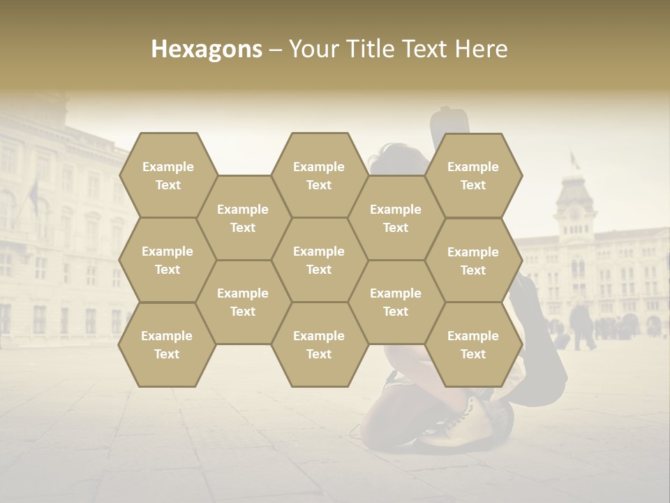 White Music Bass PowerPoint Template