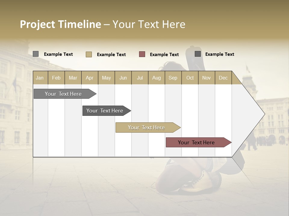 White Music Bass PowerPoint Template