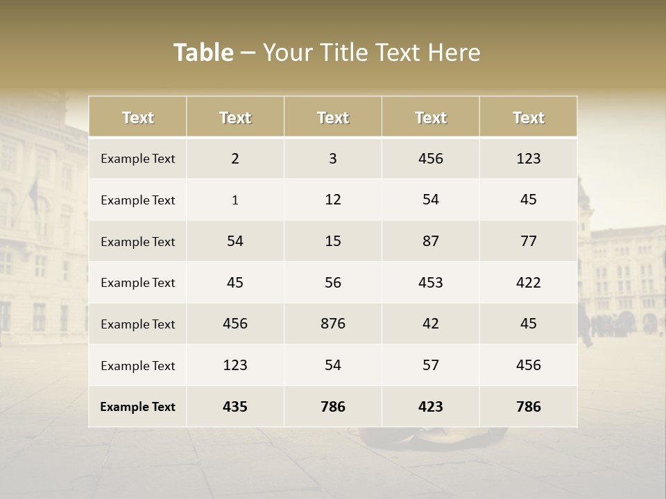 White Music Bass PowerPoint Template