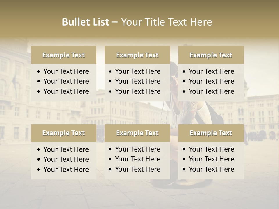 White Music Bass PowerPoint Template