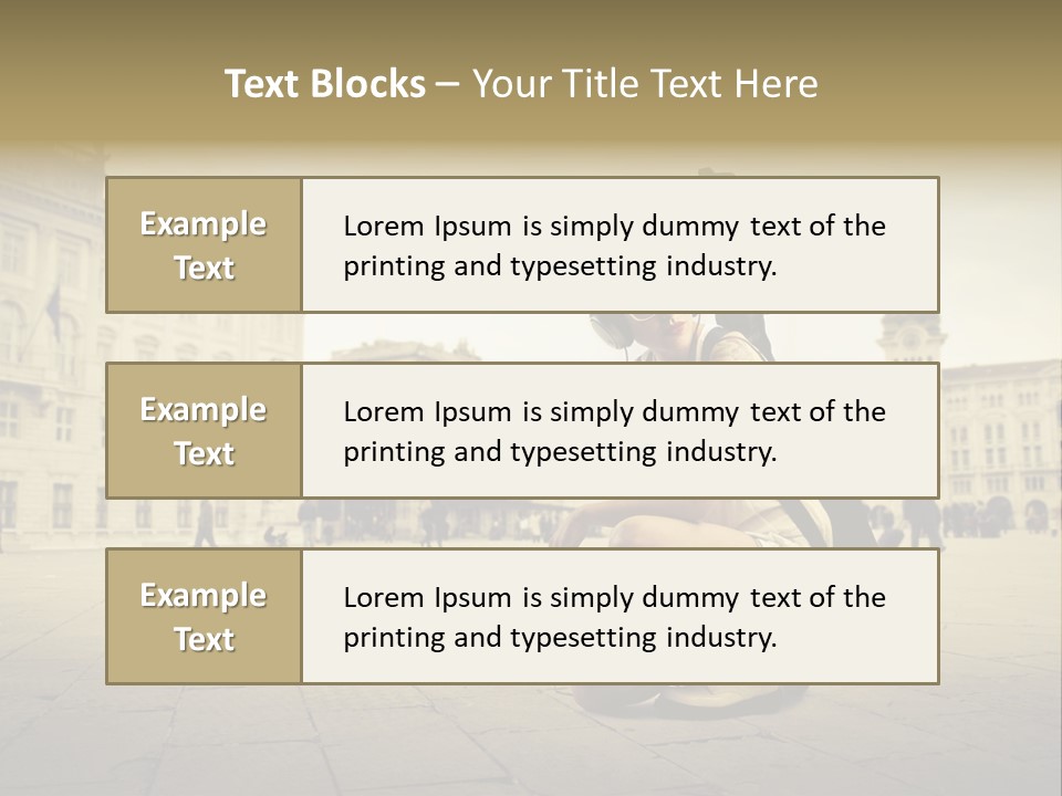 White Music Bass PowerPoint Template