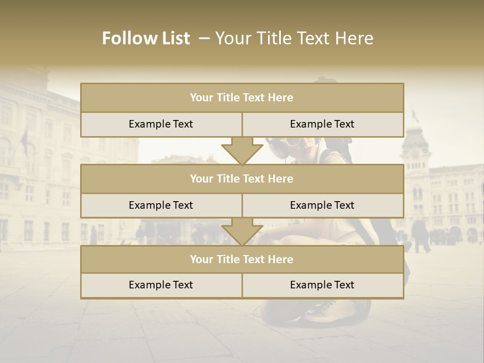 White Music Bass PowerPoint Template