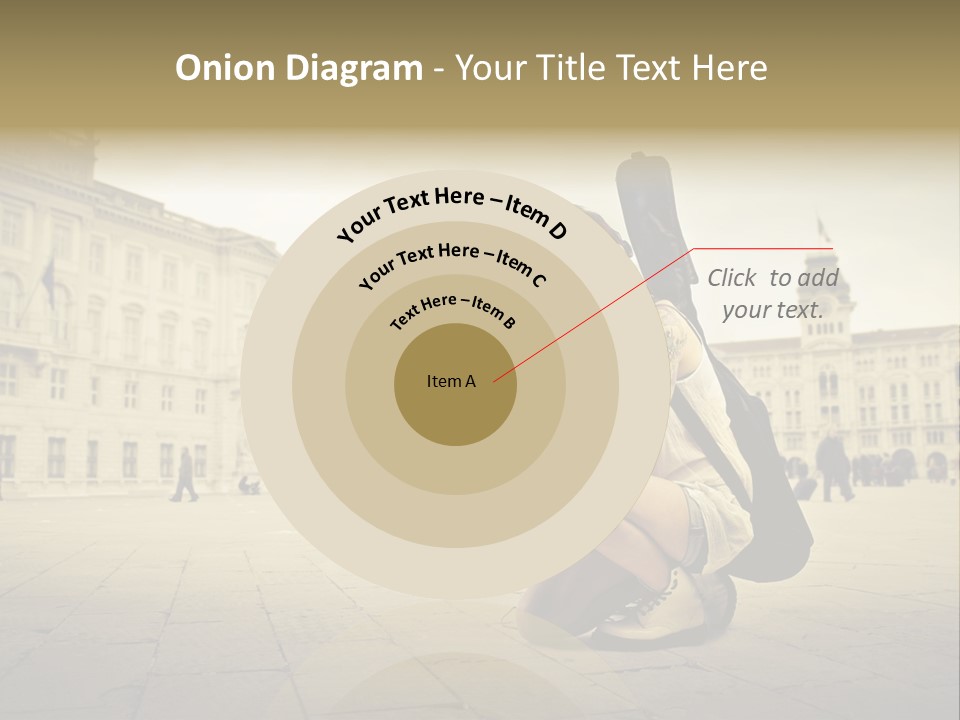 White Music Bass PowerPoint Template