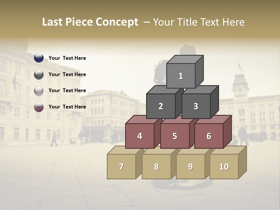 White Music Bass PowerPoint Template