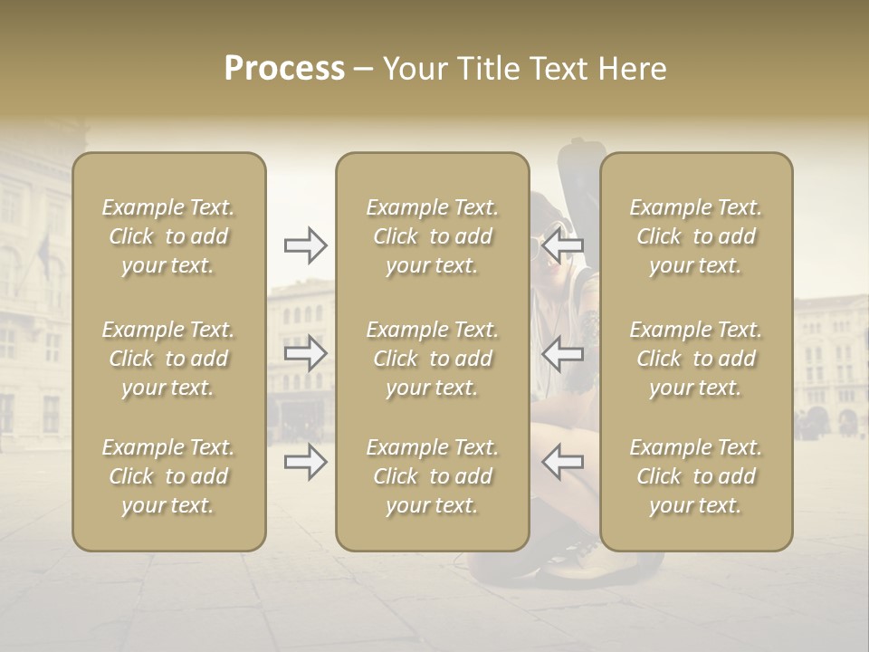 White Music Bass PowerPoint Template