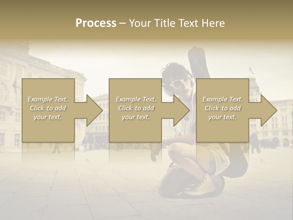 White Music Bass PowerPoint Template