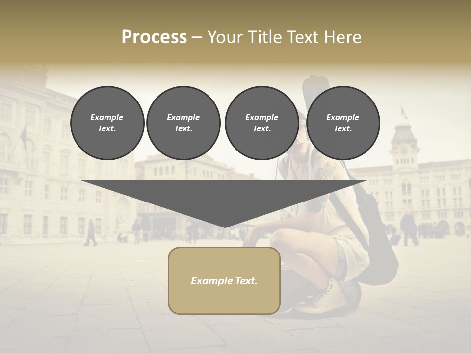 White Music Bass PowerPoint Template