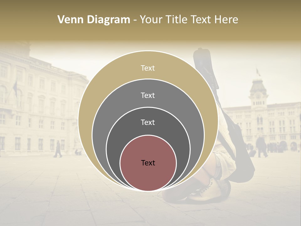 White Music Bass PowerPoint Template