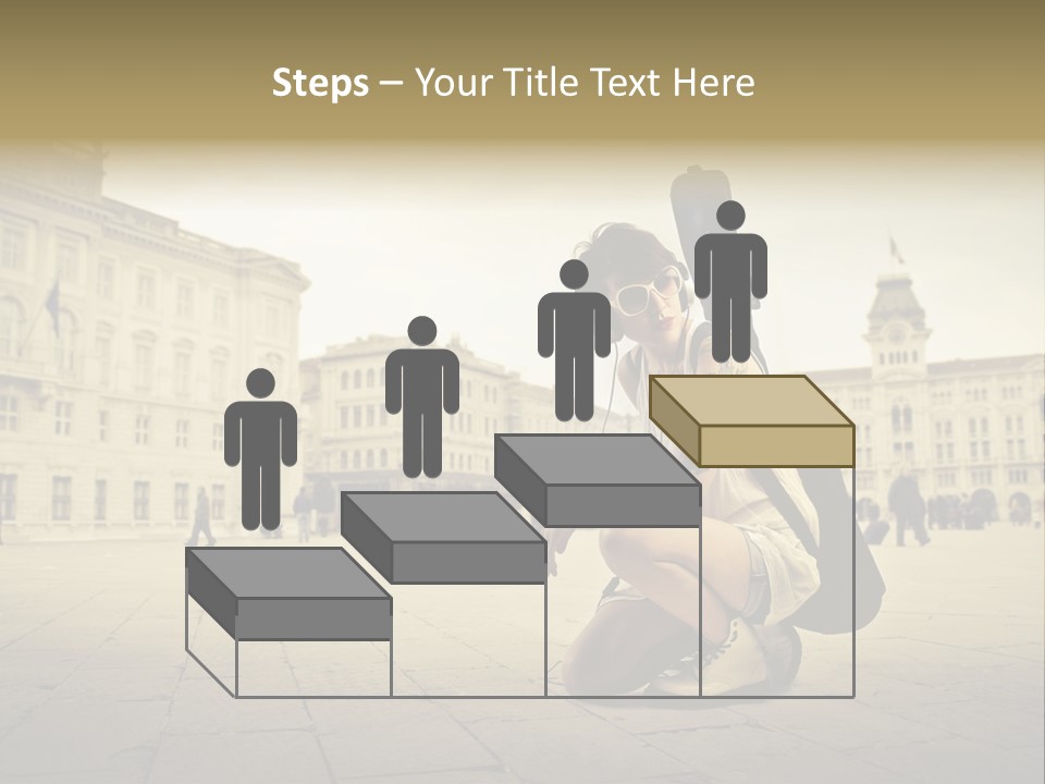 White Music Bass PowerPoint Template