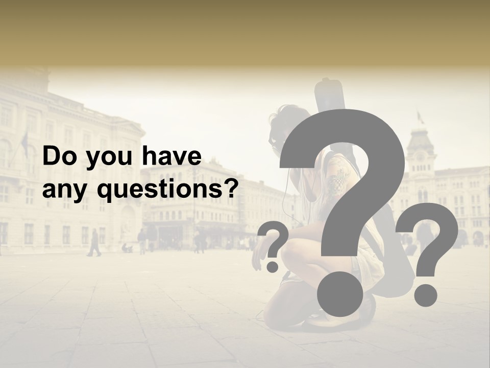 White Music Bass PowerPoint Template