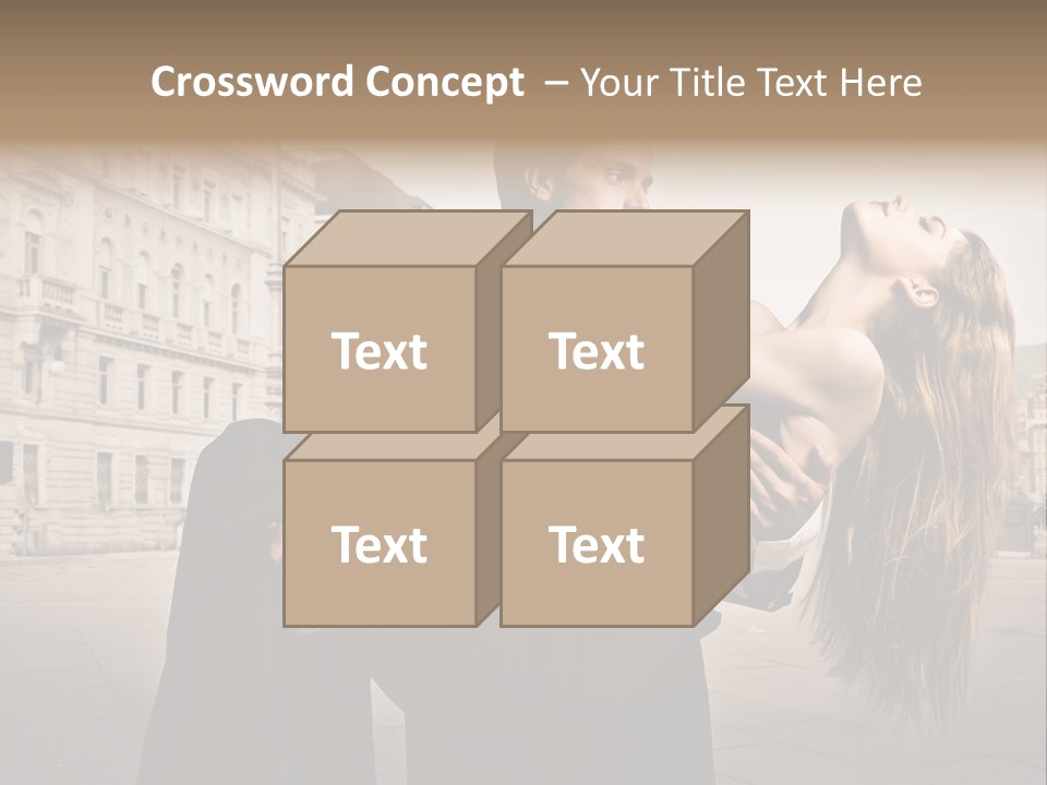 Boyfriend Love Touch PowerPoint Template