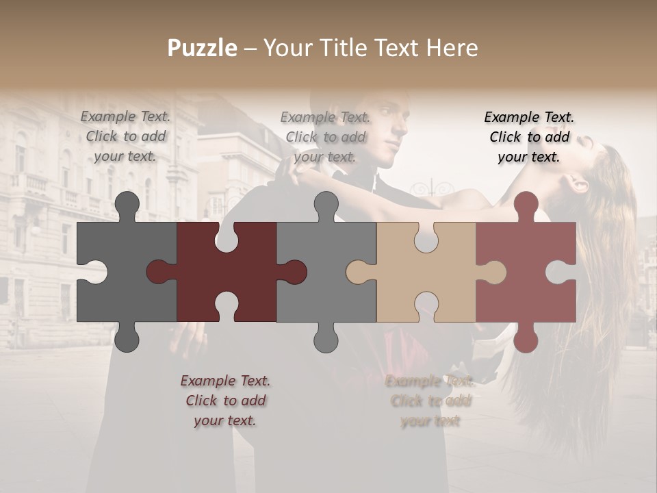 Boyfriend Love Touch PowerPoint Template