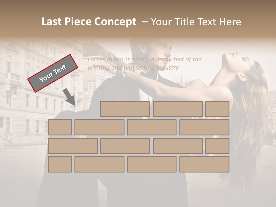 Boyfriend Love Touch PowerPoint Template