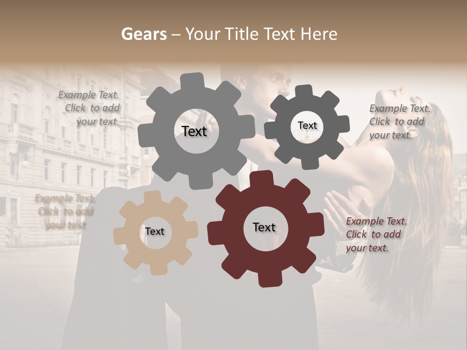 Boyfriend Love Touch PowerPoint Template