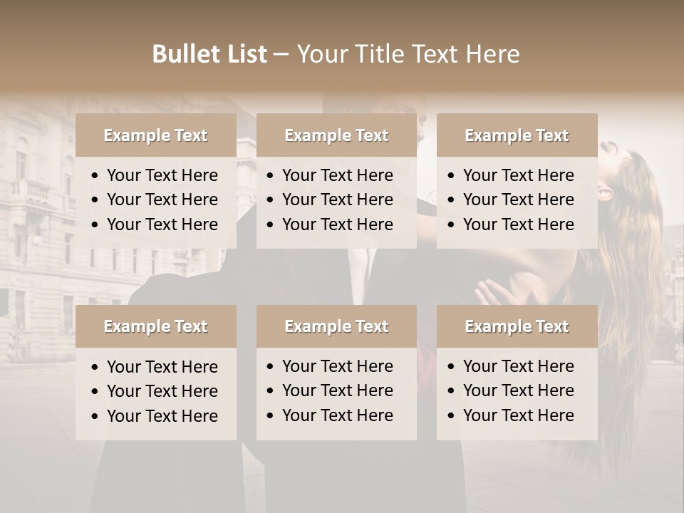 Boyfriend Love Touch PowerPoint Template