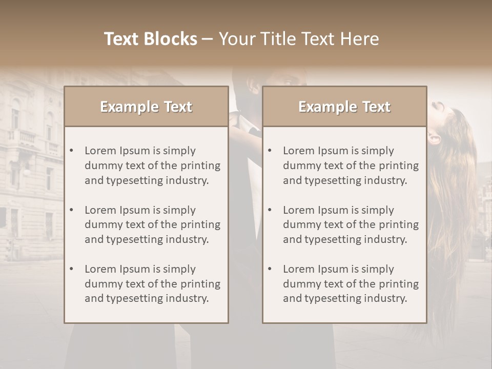 Boyfriend Love Touch PowerPoint Template