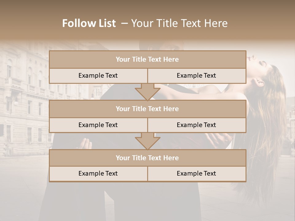 Boyfriend Love Touch PowerPoint Template