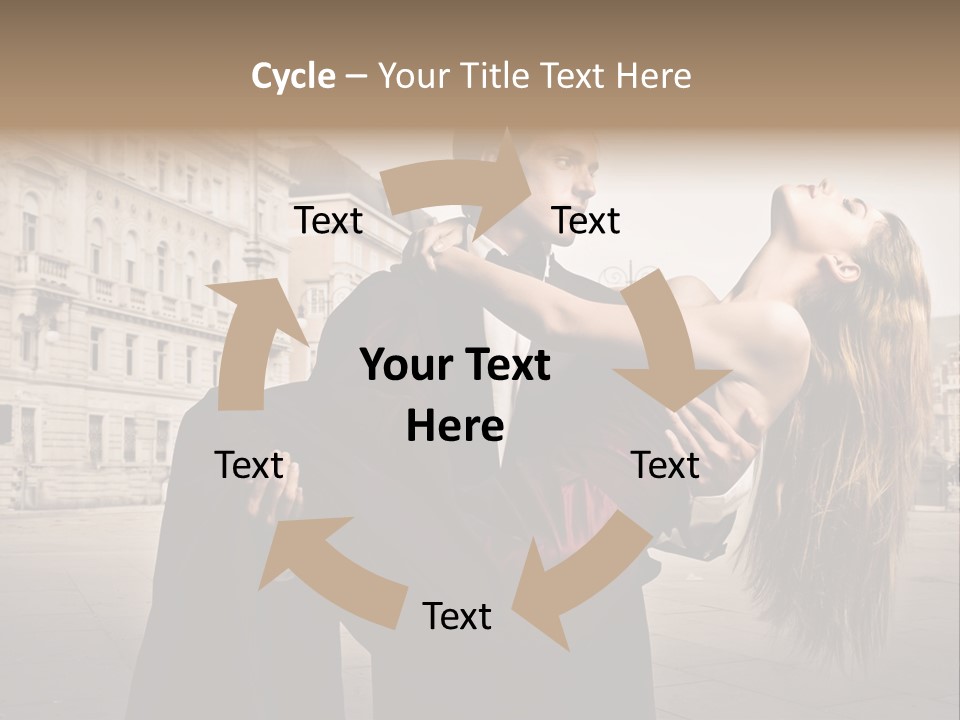 Boyfriend Love Touch PowerPoint Template