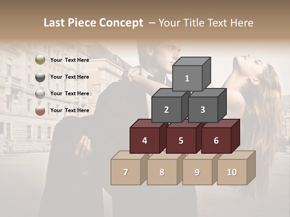 Boyfriend Love Touch PowerPoint Template