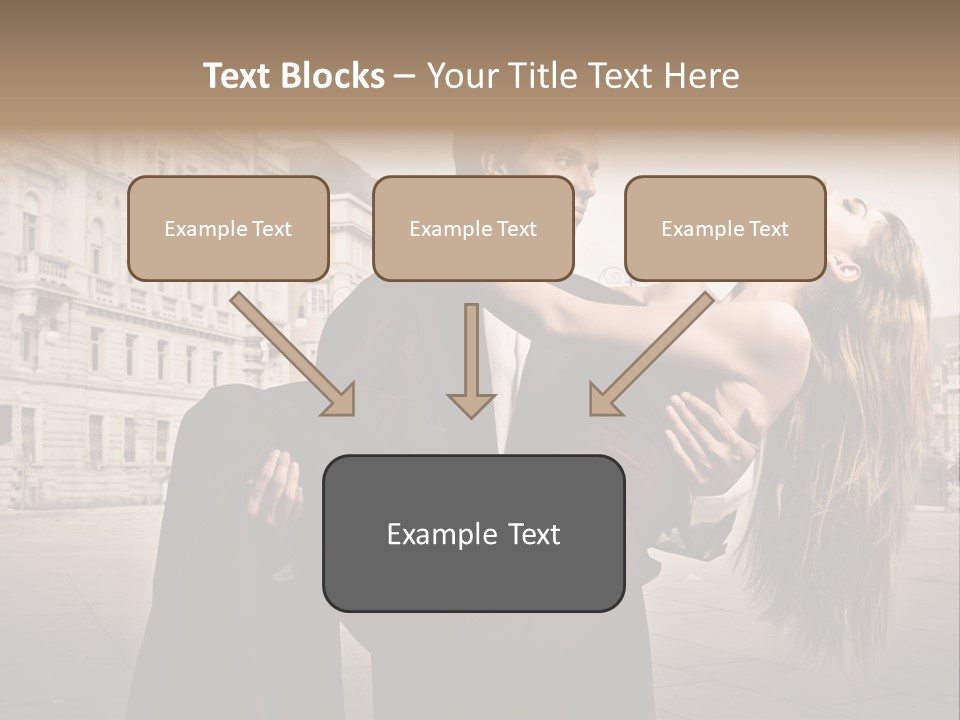 Boyfriend Love Touch PowerPoint Template