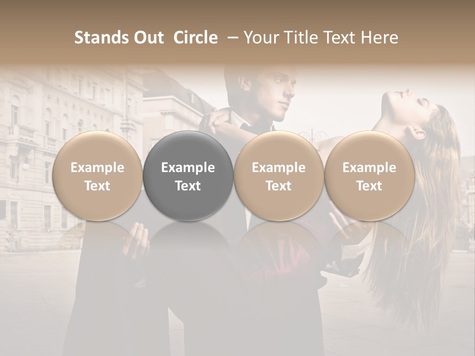 Boyfriend Love Touch PowerPoint Template