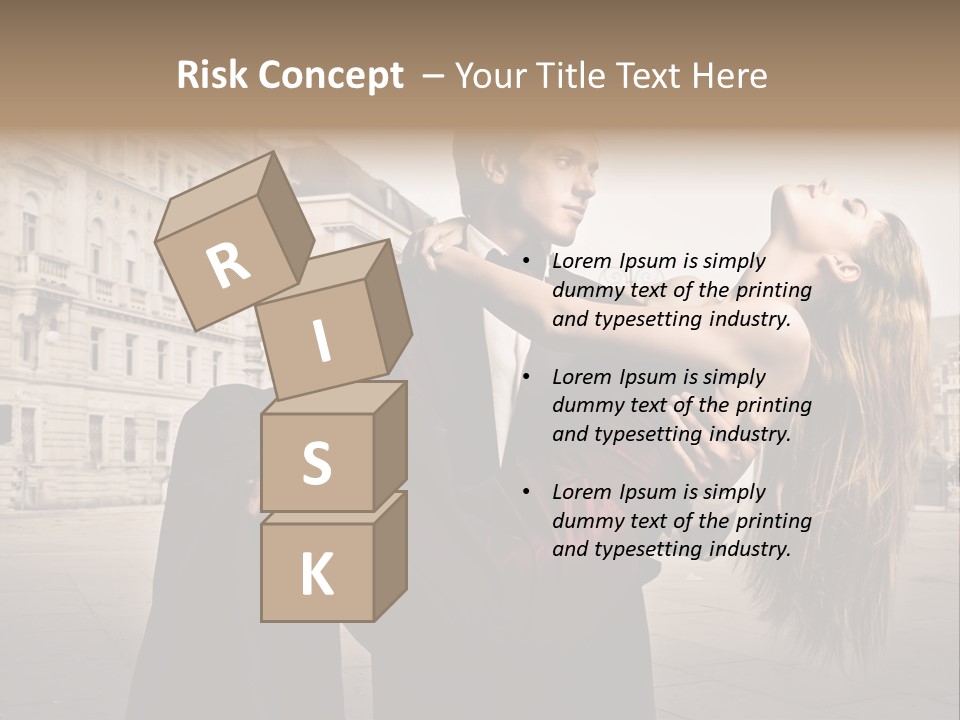 Boyfriend Love Touch PowerPoint Template